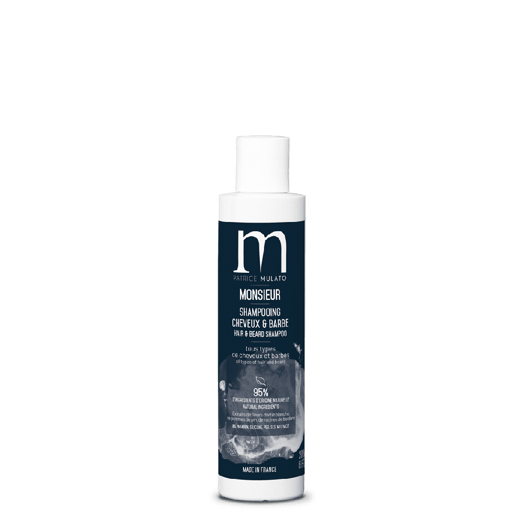 SHAMPOING HOMME CHEVEUX ET BARBE 200ML MULATO