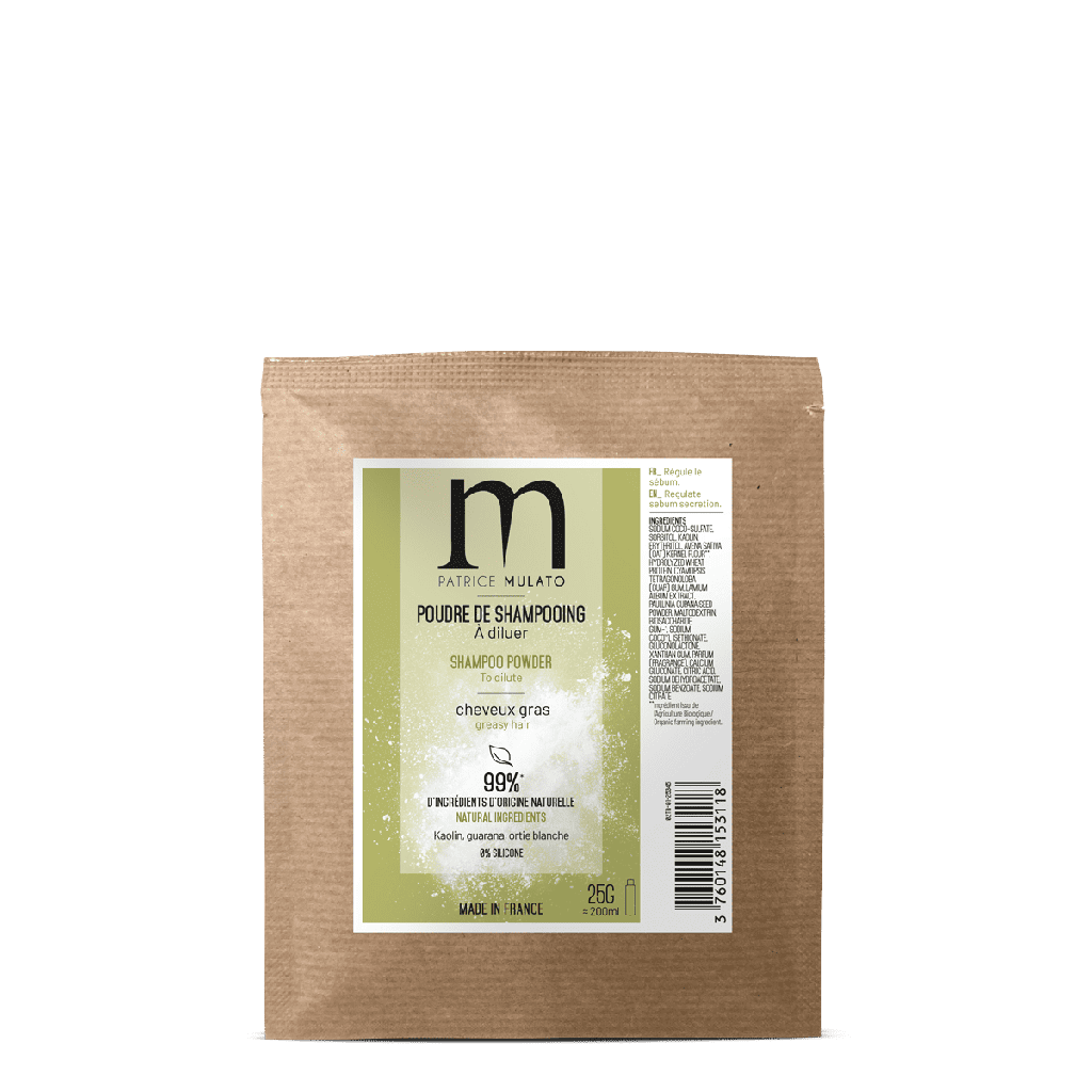 POUDRE DE SHAMPOING CHEVEUX GRAS MULATO